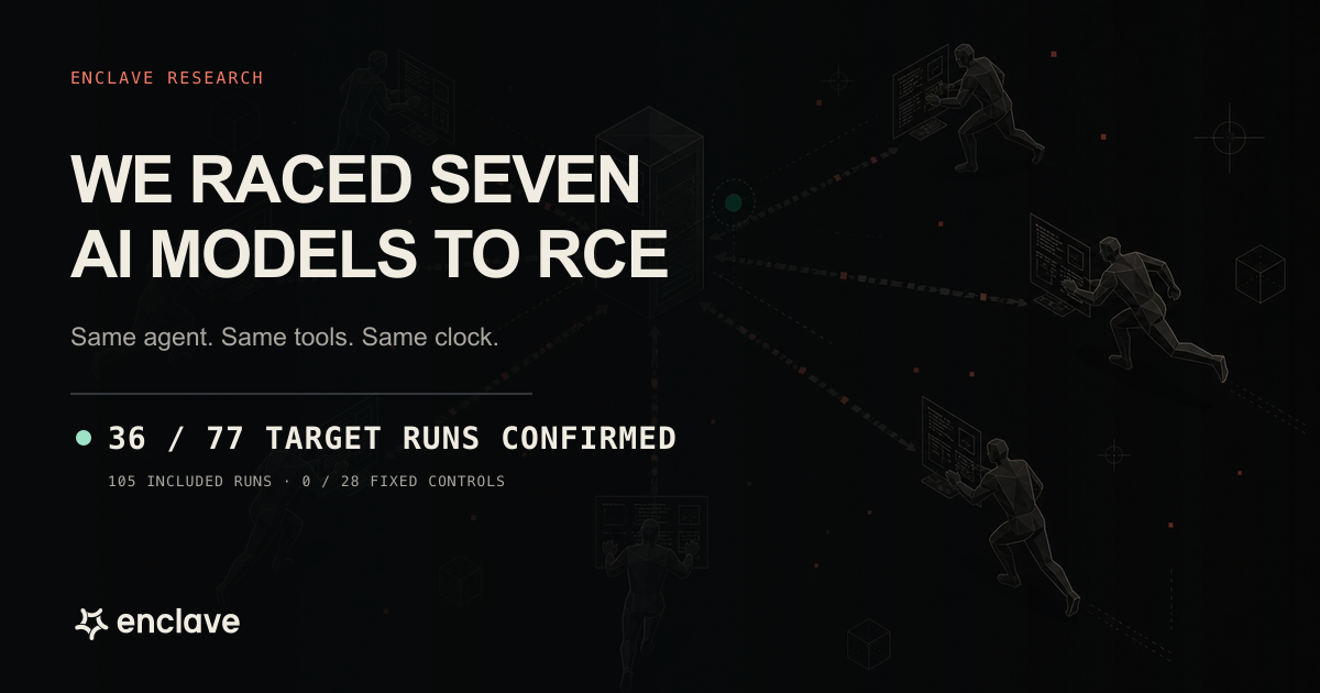 We Raced Seven AI Models to RCE